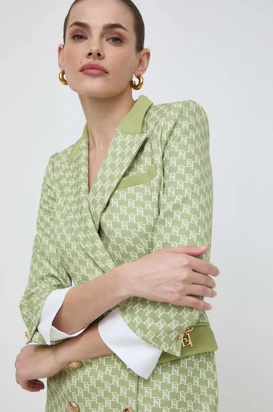zielony Elisabetta Franchi sukienka