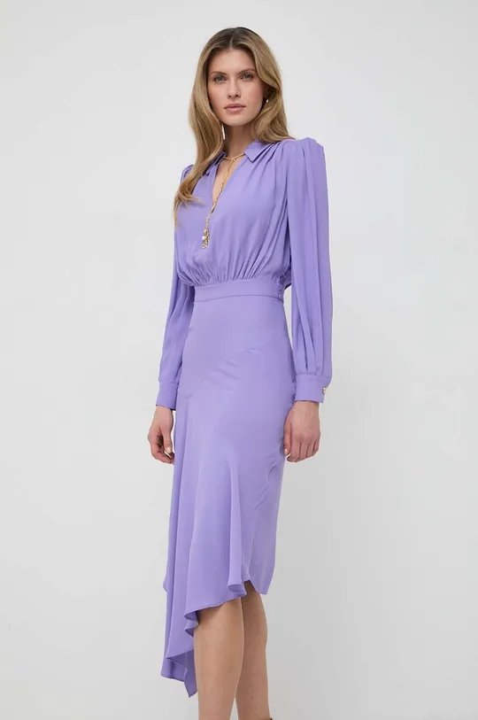 Elisabetta Franchi sukienka fioletowy