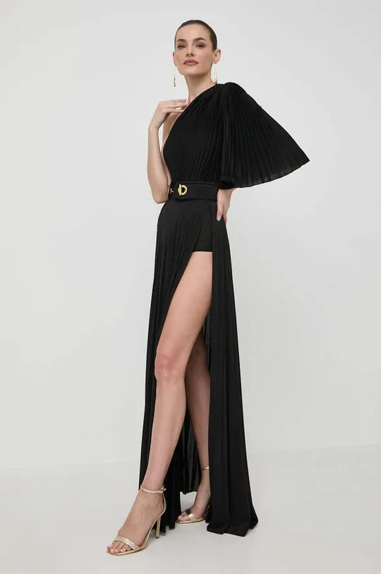 czarny Elisabetta Franchi sukienka