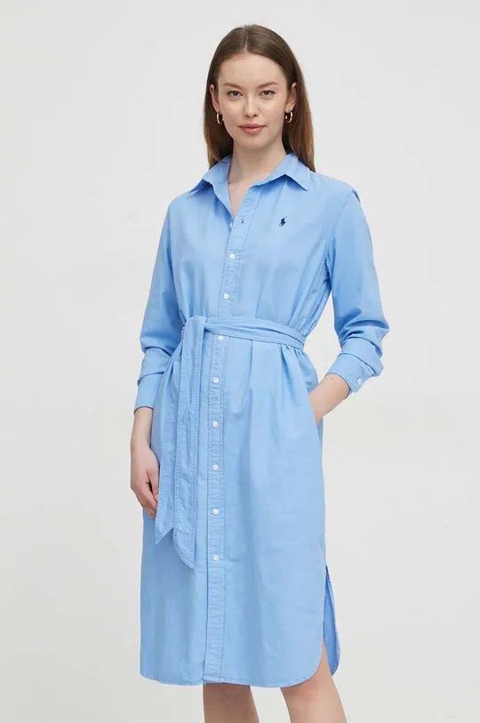 Pamučna haljina Polo Ralph Lauren 100% Pamuk