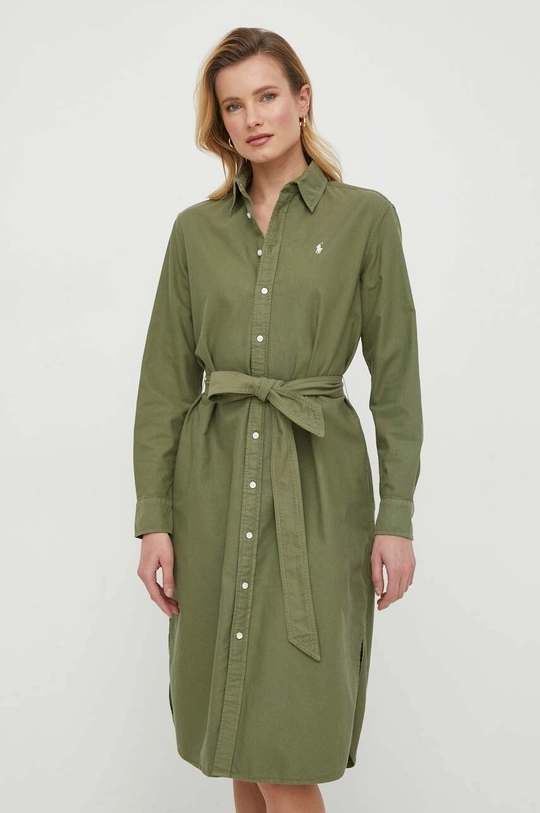 verde Polo Ralph Lauren vestito in cotone Donna