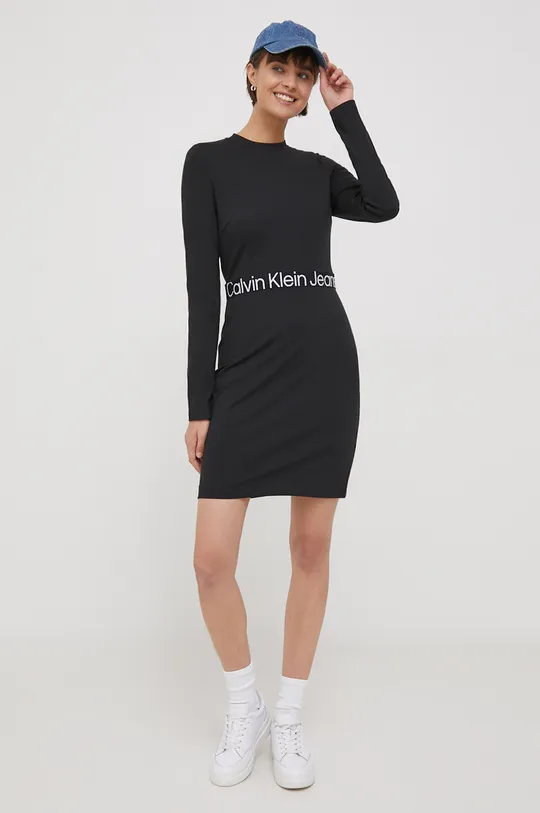 Сукня Calvin Klein Jeans чорний