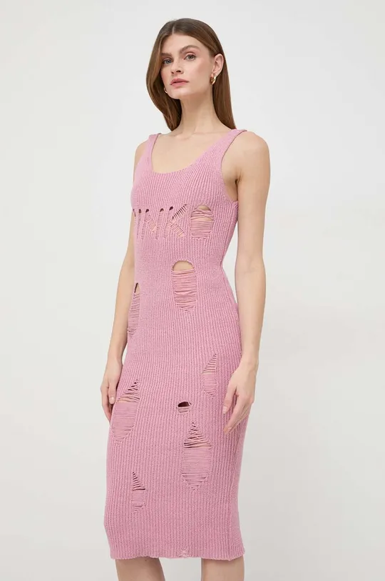 Φόρεμα Pinko 50% Βαμβάκι, 50% Πολυεστέρας
