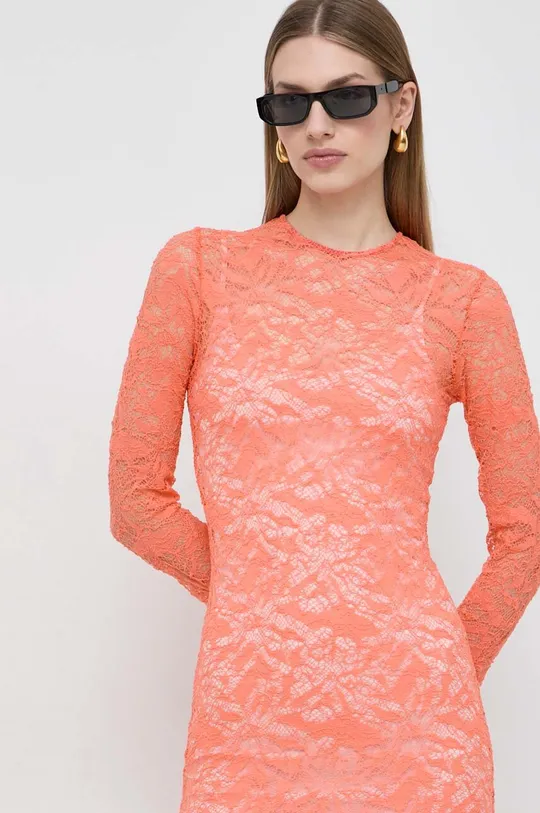 pomarańczowy Pinko sukienka