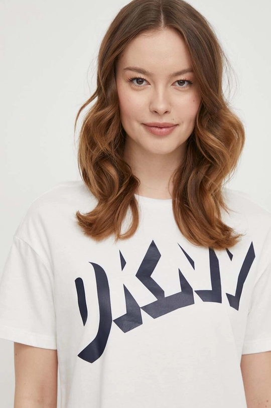 Бавовняна сукня Dkny білий