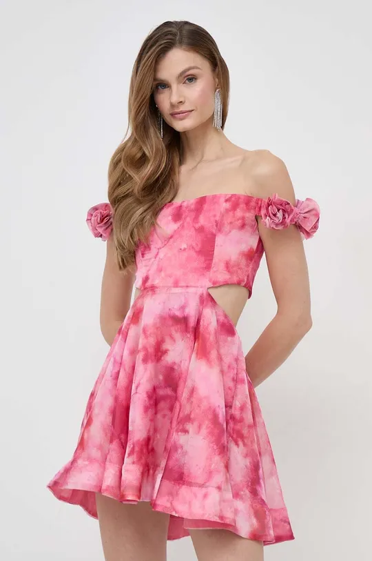 rosa Bardot vestito Donna