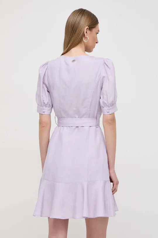 Платье с примесью шелка Twinset Основной материал: 75% Лиоцелл, 25% Лен Подкладка: 100% Хлопок