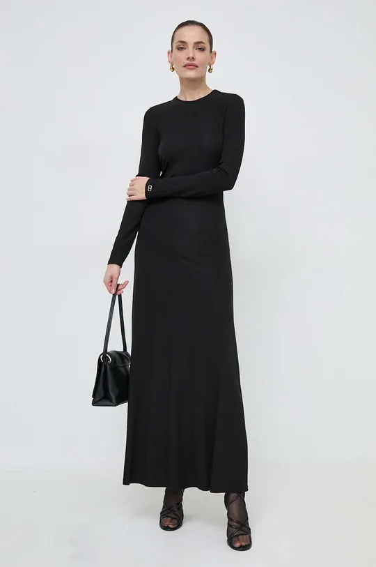 czarny Twinset sukienka