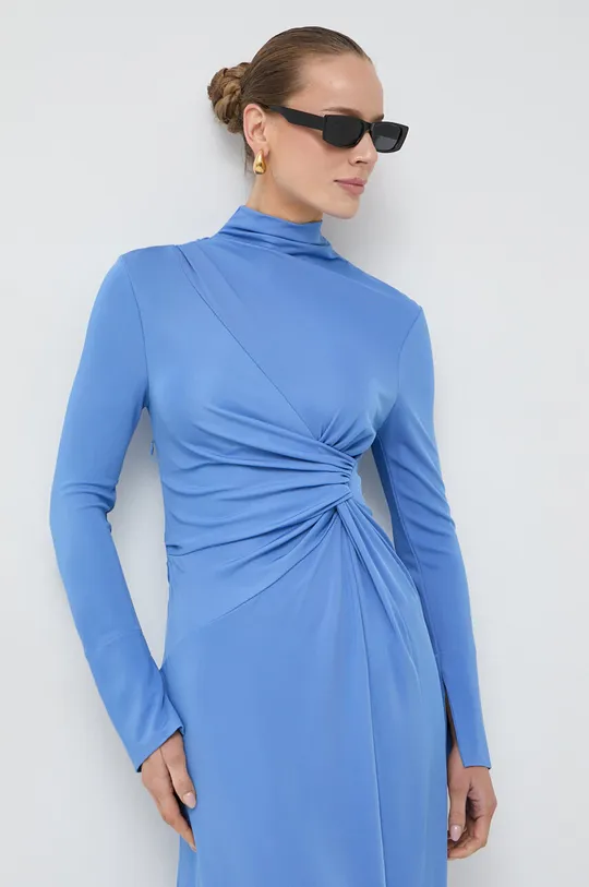 niebieski Victoria Beckham sukienka
