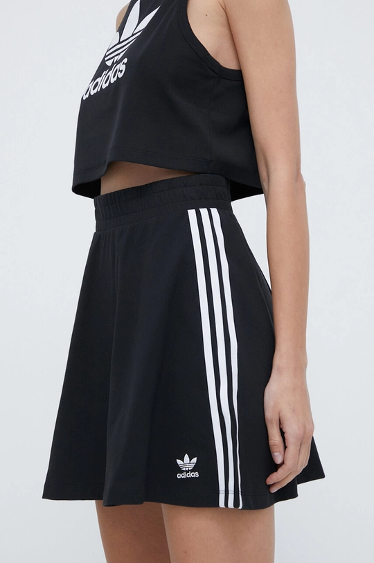 чорний Спідниця adidas Originals 3-Stripes Жіночий