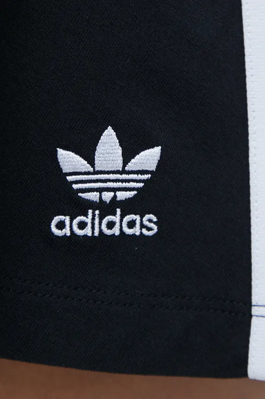 fekete adidas Originals szoknya 3-Stripes