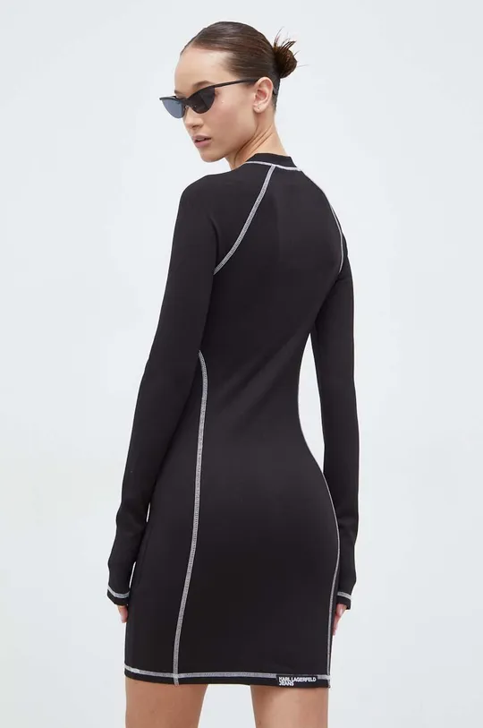 Φόρεμα Karl Lagerfeld Jeans 58% Βισκόζη, 37% Πολυαμίδη, 5% Σπαντέξ