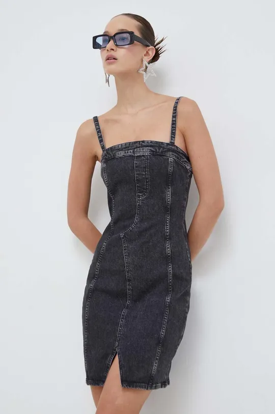 szary Karl Lagerfeld Jeans sukienka Damski