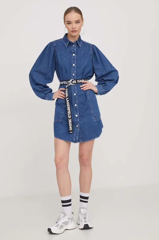 μπλε Φόρεμα τζιν Karl Lagerfeld Jeans Γυναικεία