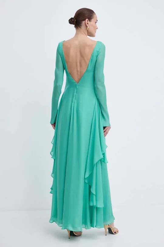Μεταξωτό φόρεμα Luisa Spagnoli RUNWAY COLLECTION πράσινο