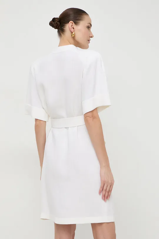 Λινό φόρεμα Luisa Spagnoli Κύριο υλικό: 67% Λινάρι, 33% Βισκόζη Πρόσθετο υλικό: 63% Oξικό άλας, 37% Βισκόζη