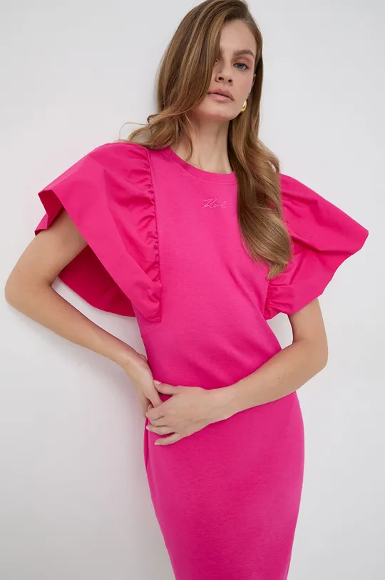 rózsaszín Karl Lagerfeld ruha