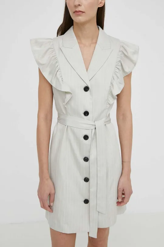 siva Obleka Bruuns Bazaar PinBBMikala dress Ženski