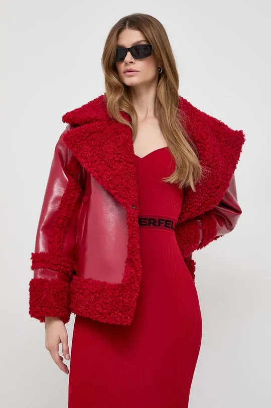 rdeča Obleka Karl Lagerfeld