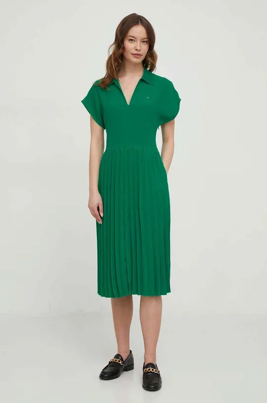 πράσινο Φόρεμα Tommy Hilfiger Γυναικεία