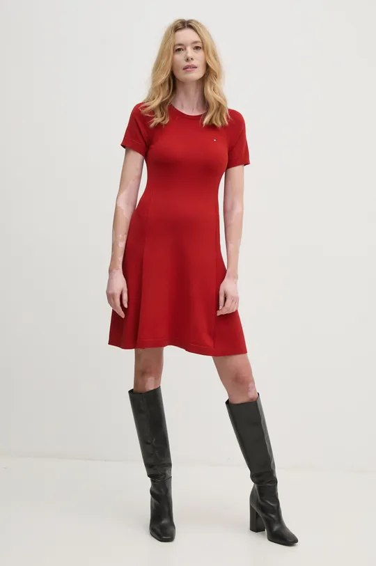 Платье Tommy Hilfiger красный WW0WW42461