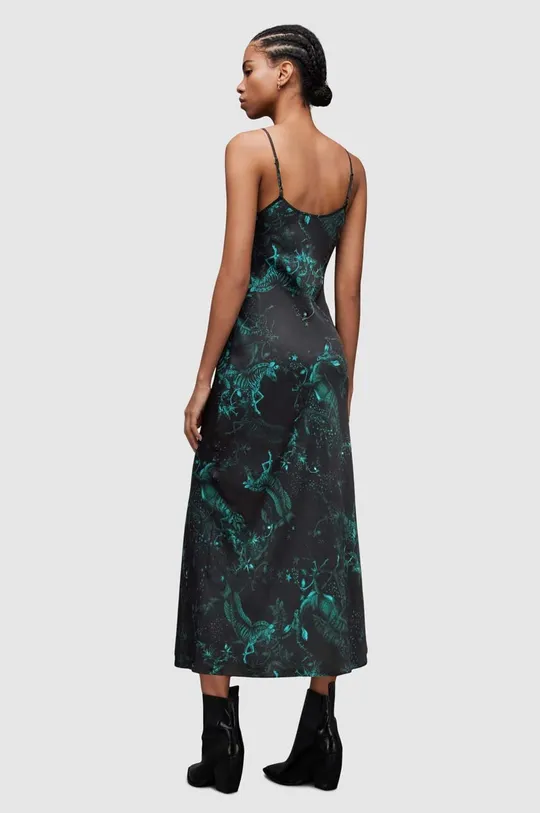 AllSaints sukienka z jedwabiem Melody Materiał główny: 65 % Wiskoza EcoVero, 35 % Jedwab Podszewka: 100 % Poliester z recyklingu 