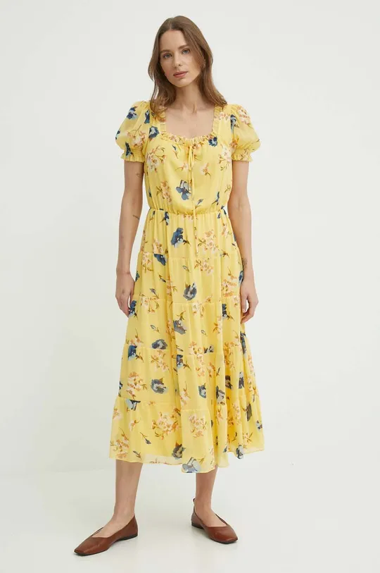 Платье Lauren Ralph Lauren жёлтый