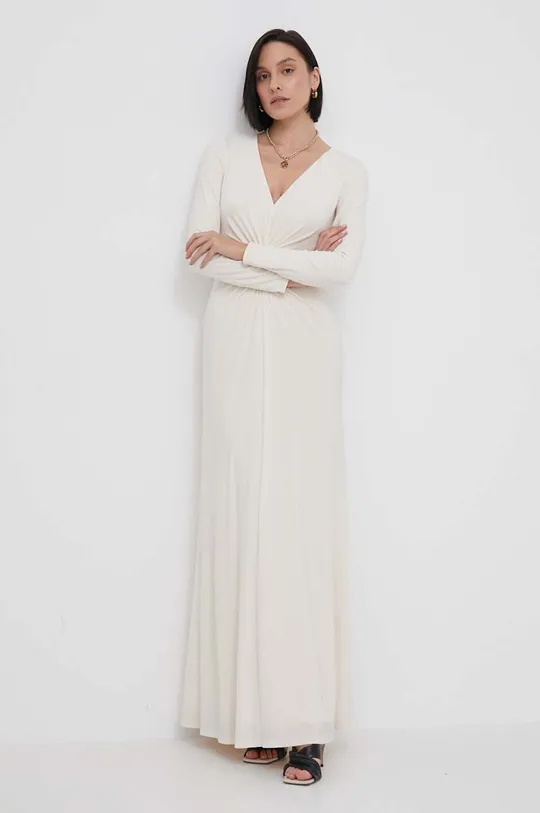 Lauren Ralph Lauren sukienka beżowy