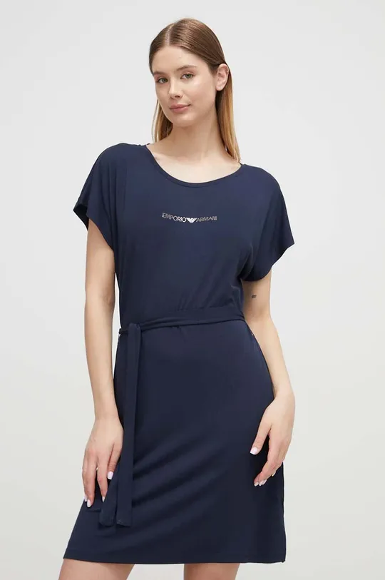 тёмно-синий Пляжное платье Emporio Armani Underwear Женский