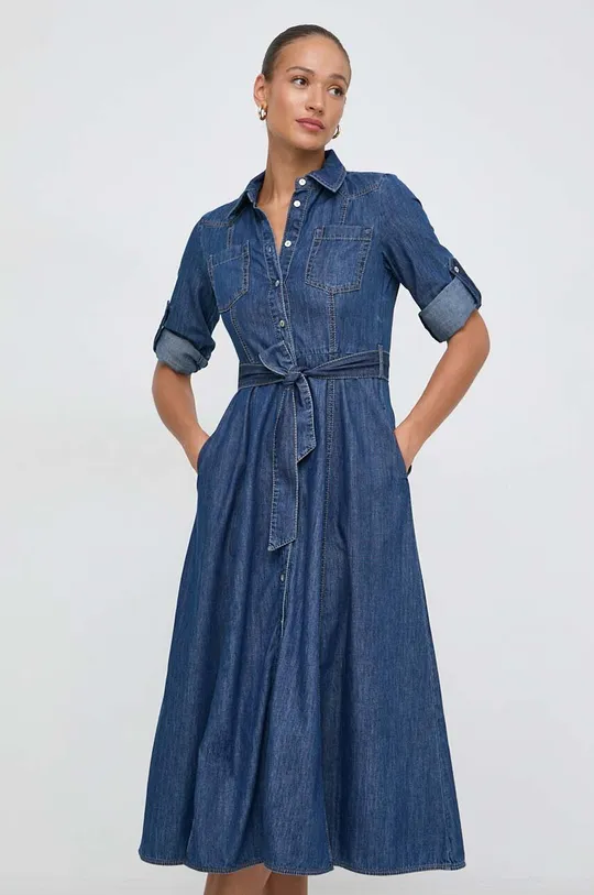 niebieski Marella sukienka jeansowa Damski