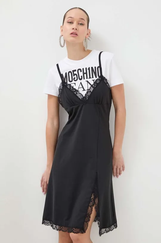 czarny Moschino Jeans sukienka Damski