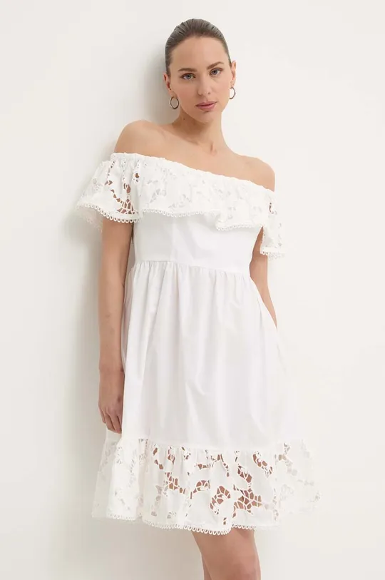 Pamučna haljina Liu Jo bijela