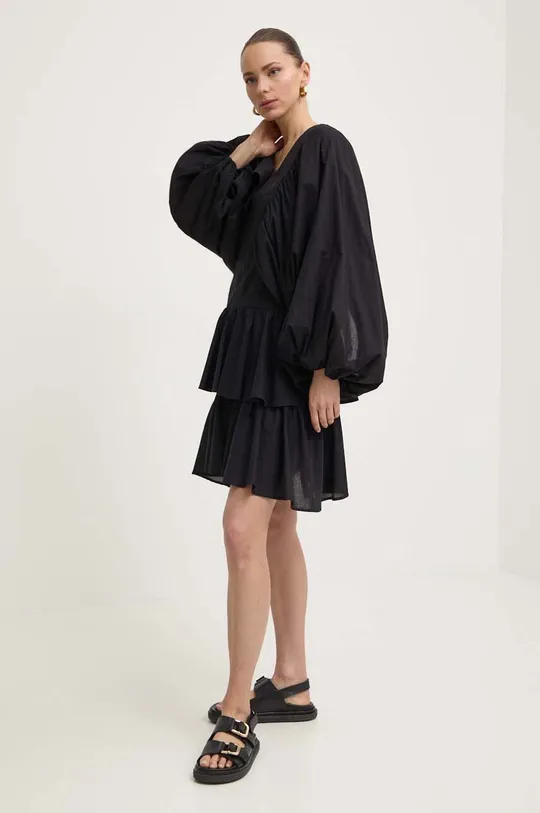 crna Pamučna haljina Liu Jo Ženski