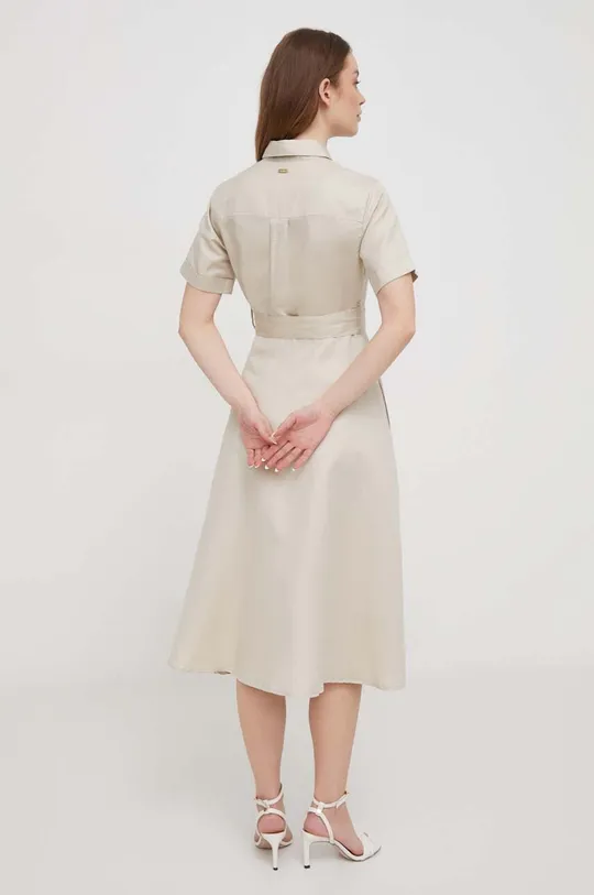 Льняна сукня Barbour Основний матеріал: 55% Льон, 45% Бавовна Підкладка кишені: 100% Бавовна