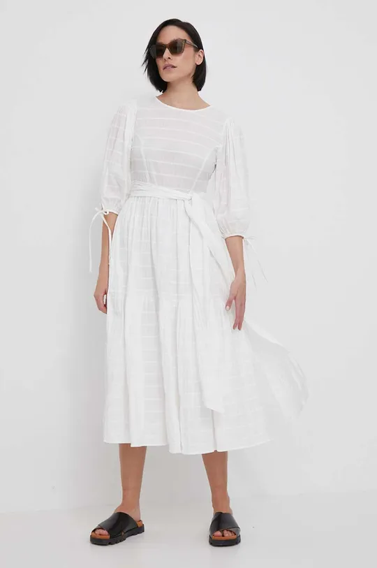 Barbour sukienka biały