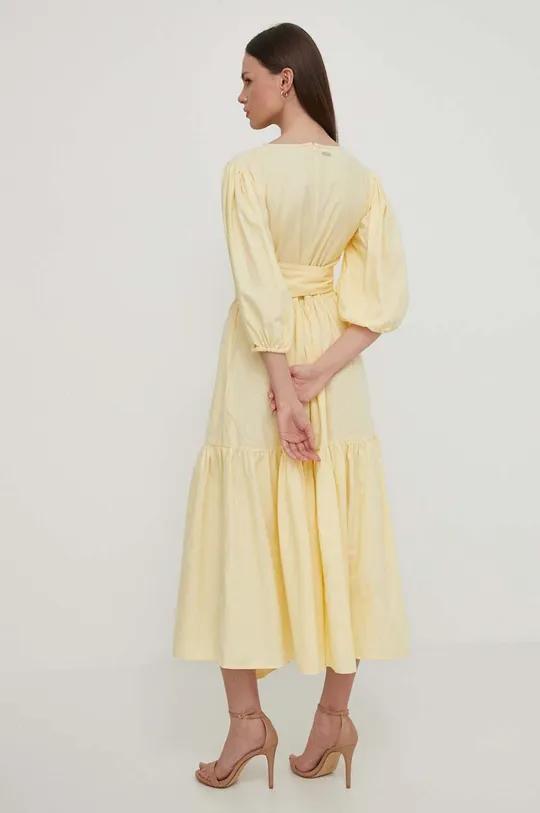 Barbour sukienka lniana Modern Heritage Materiał zasadniczy: 55 % Len, 45 % Bawełna, Wykończenie: 100 % Bawełna