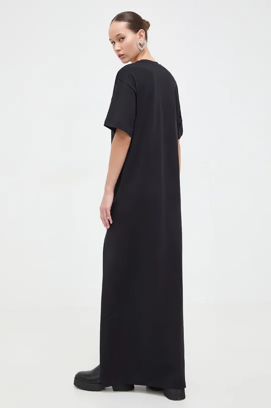 MSGM sukienka bawełniana czarny