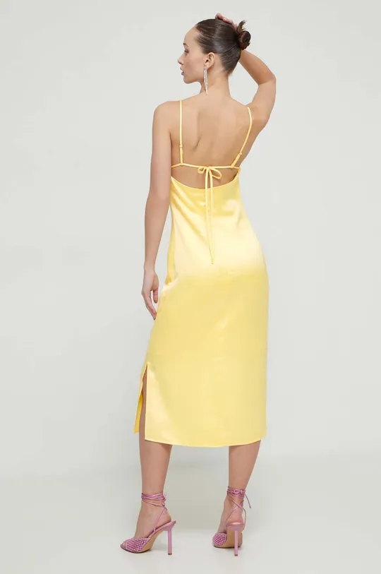 Φόρεμα HUGO κίτρινο