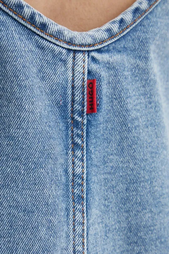 Jeans obleka HUGO Ženski