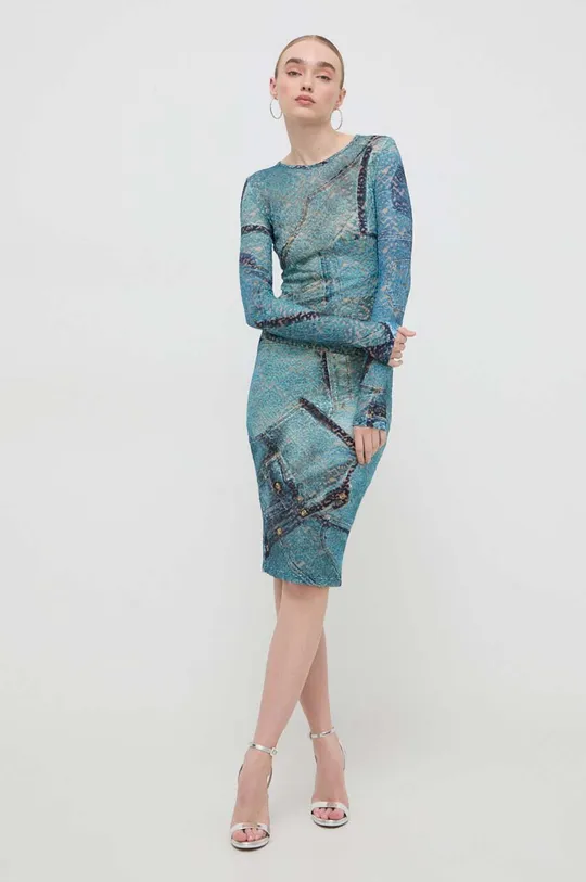 türkiz Versace Jeans Couture ruha Női