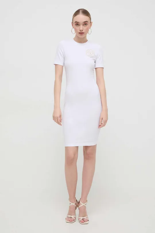Φόρεμα Versace Jeans Couture λευκό