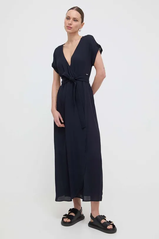 Φόρεμα Armani Exchange σκούρο μπλε