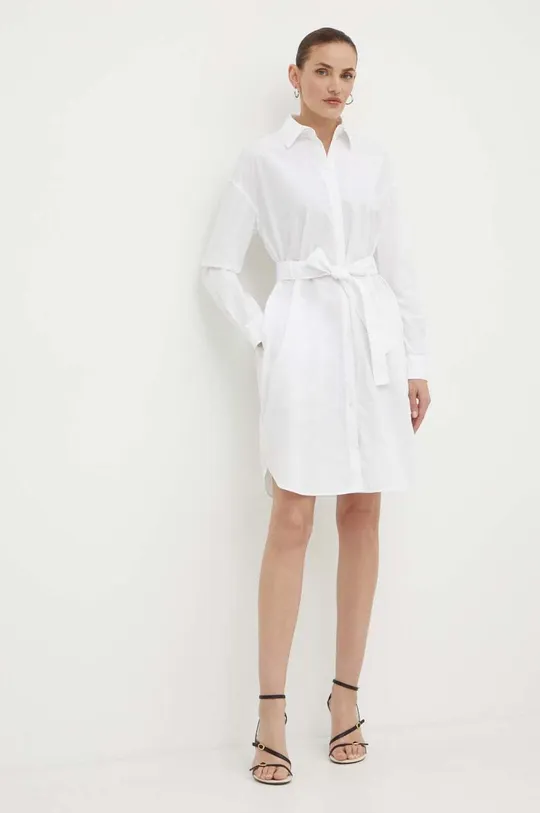 fehér Armani Exchange pamut ruha Női