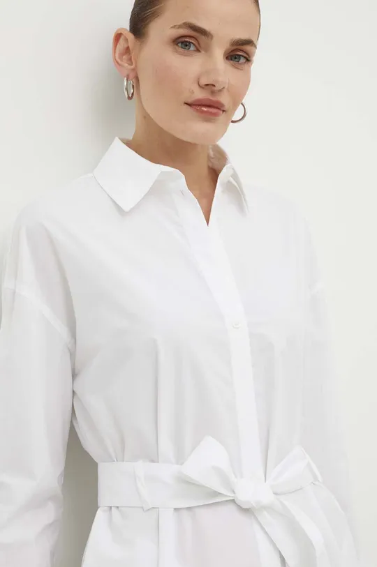 λευκό Βαμβακερό φόρεμα Armani Exchange