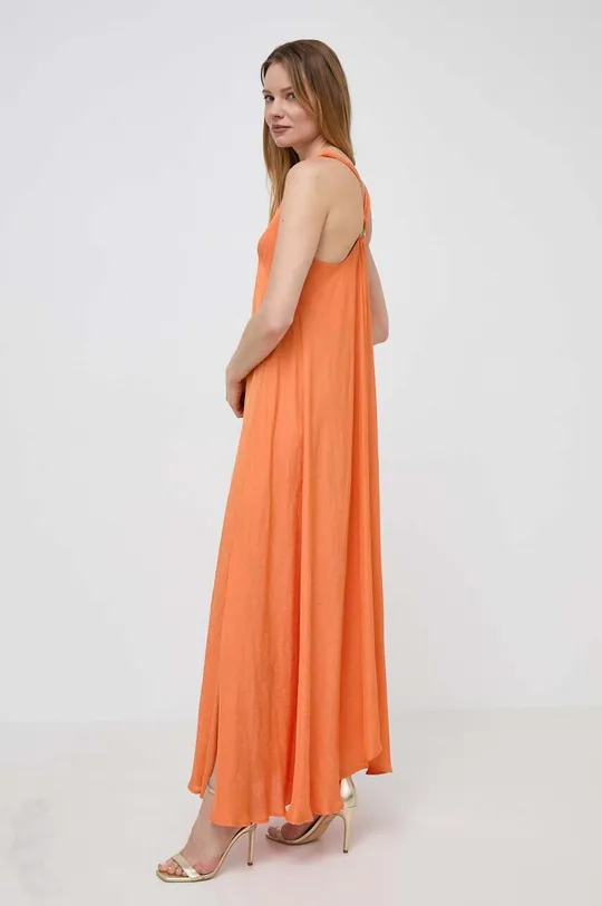 Twinset sukienka pomarańczowy