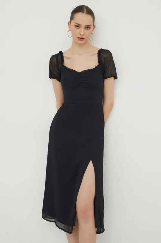 Φόρεμα Hollister Co. μαύρο