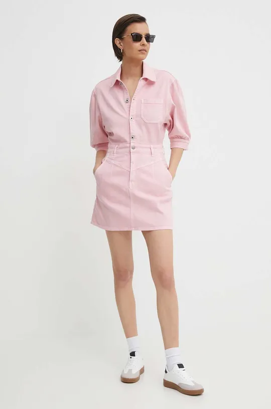 Φόρεμα Pepe Jeans GRACIE ροζ