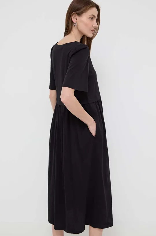 μαύρο Βαμβακερό φόρεμα Weekend Max Mara Γυναικεία