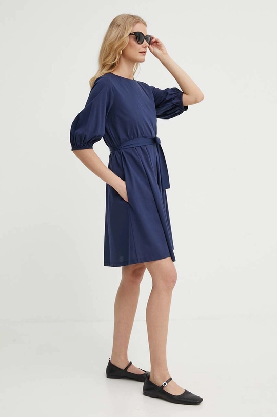 Weekend Max Mara vestito in cotone blu navy