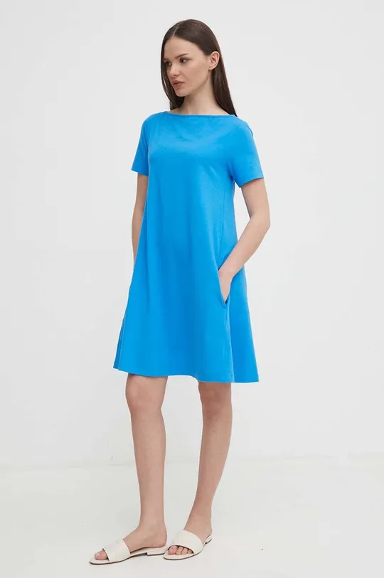 Платье United Colors of Benetton голубой